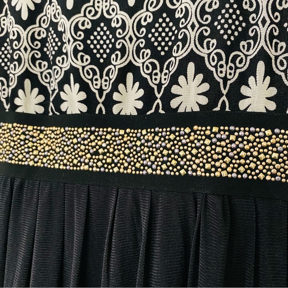 Mesh MIDI dress. Black dress. - Picture 5 of 16